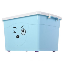 Cute Facial Expression Plastic Storage Container for Storage